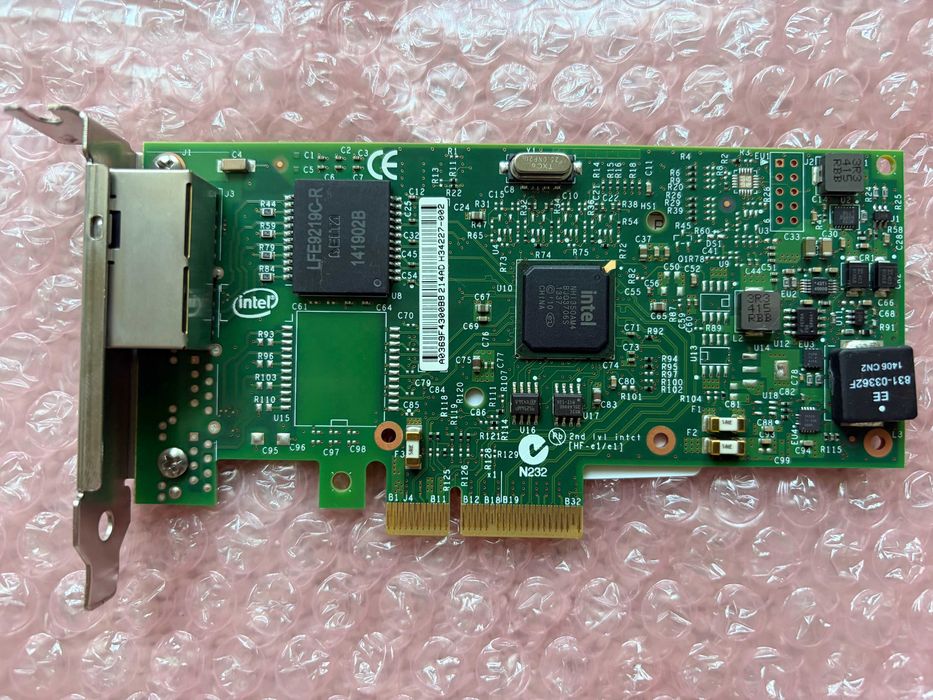 Intel I350-T2 – двупортова гигабитова сървърна мрежова карта PCIe – low profile bracket