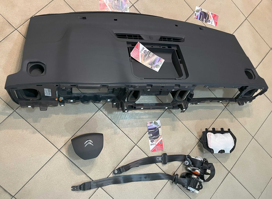 Citroen Jumpy kit airbag volan pasager - plansa de bord - set centuri