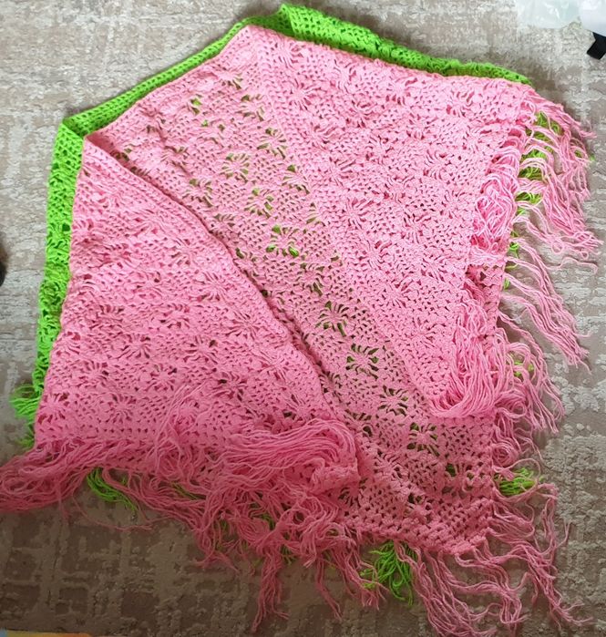 Вязанный платок (Накидка)