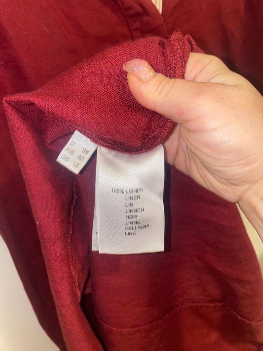 рокля от естествен лен