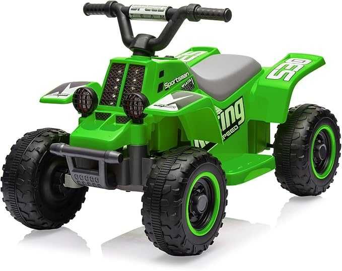 ATV electric pentru copii Kinderauto CUBA 35W 6V, telecomanda Green