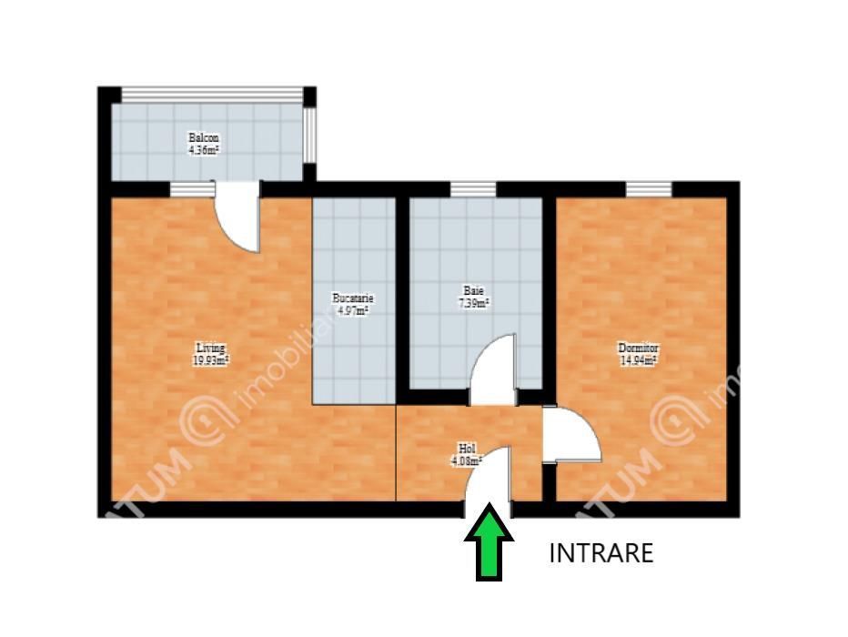 Apartament premium 2 camere balcon loc parcare subteran central Sibiu