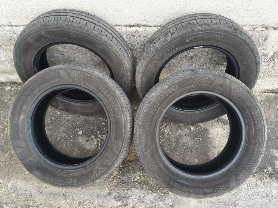 Set 4 anvelope vara Kumho Ecowing ES31, 185/65 R15, 88T, DOT 05/2025