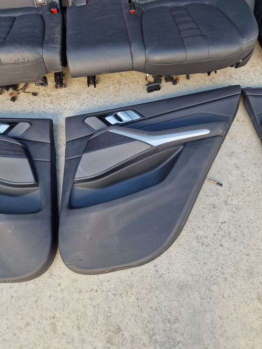 Scaune interior piele neagră bmw x5 g05