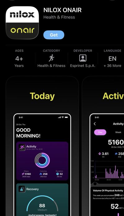 Смарт гривна Nilox ONAL-без екран,с две каишки (нова)