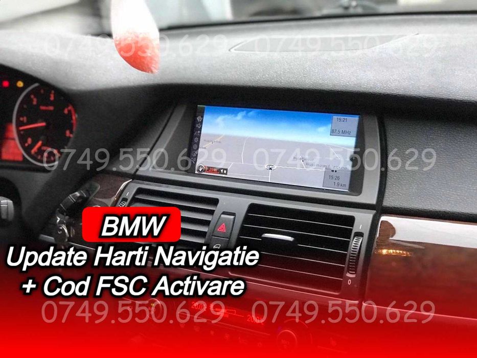 USB update harti navigatie pt sistemul Premium BMW Europa Romania 2025