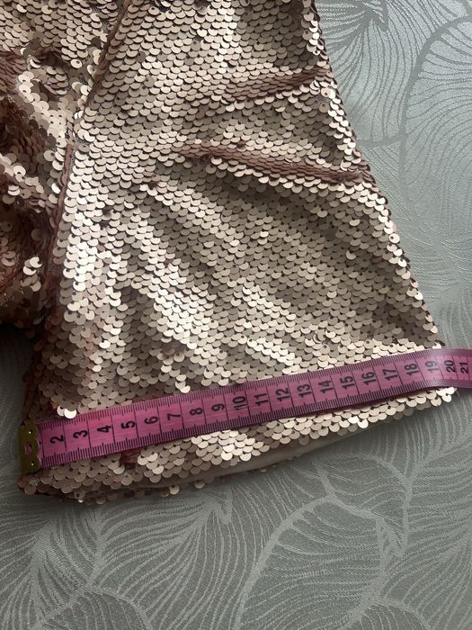 Bluza paiete roz,Damart, 46-48, noua