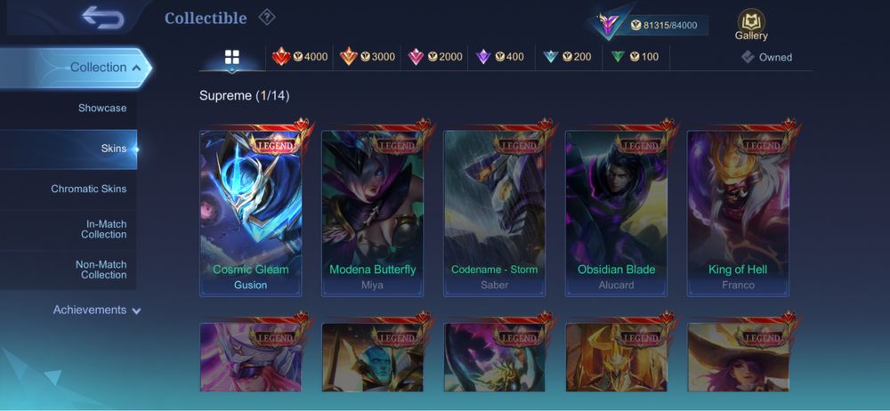 MLBB Mobile legends аккаунт