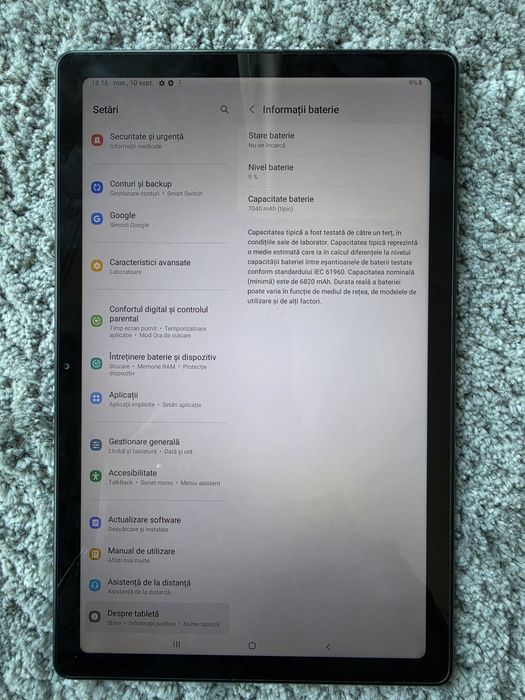 Vand tableta Samsung Galaxy Tab A7 SM-T500