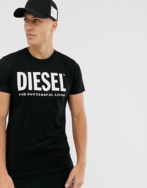 Diesel Черна Тениска