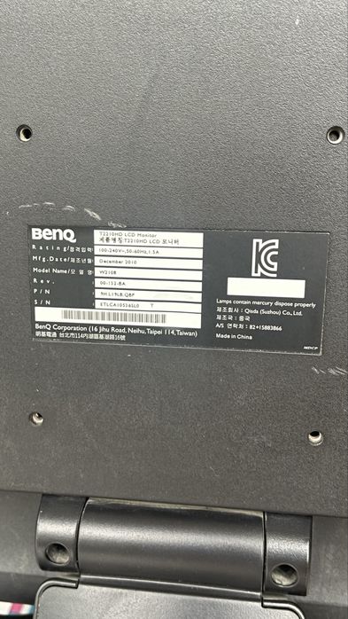 Монитор BENQ в хорошем состоянии