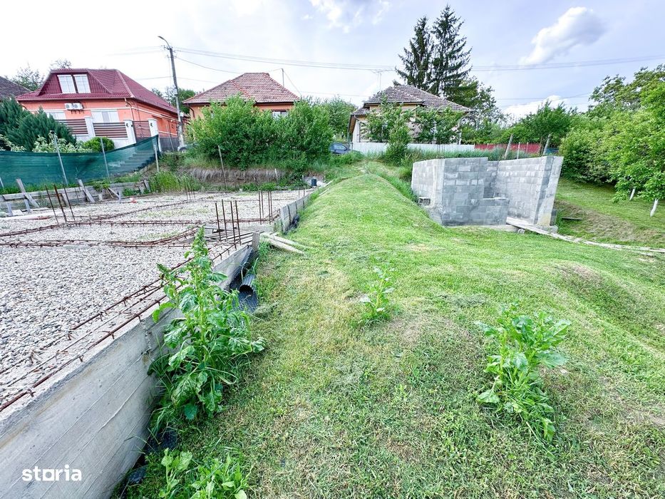 Teren de vanzare cu proiect de casa