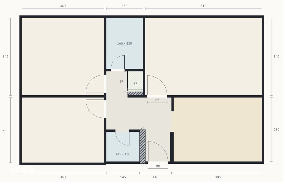 Apartament 3 camere decomandate – 65 mp – Titulescu / Septimiu Albini