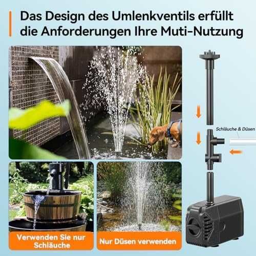 Biling 25W соларна помпа 1200L/H с филтър