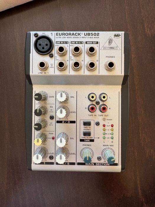 Миксер Behringer Eurorock UB502