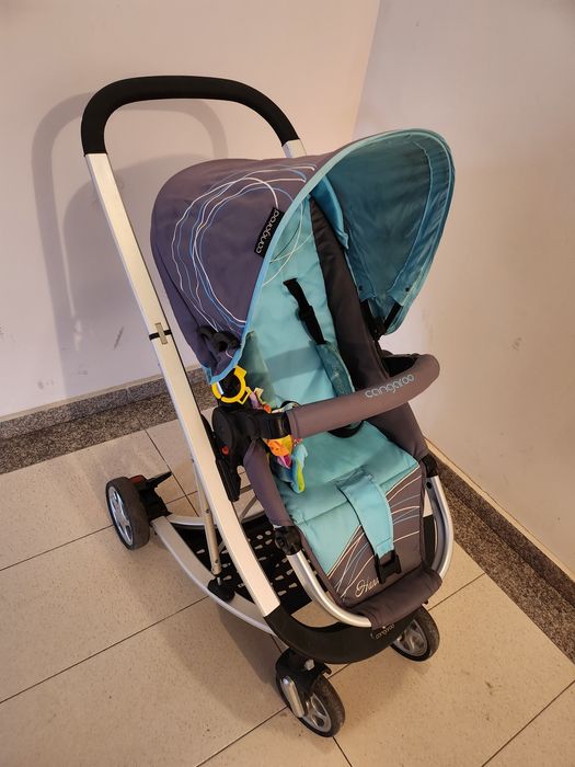 Детска количка Cangaro бебешка количка с два коша супер запазен