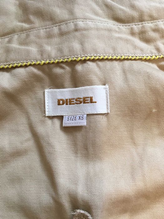 DIESEL памук и лен елек сафари XS