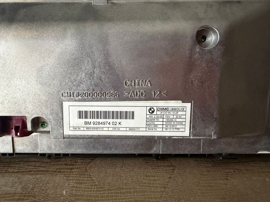 Display mare BMW F10 F11 original 8.8" OEM