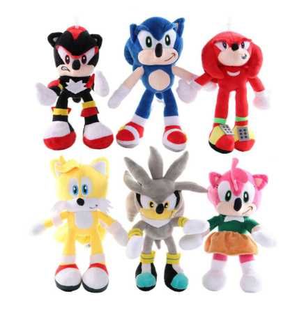 Set 6 mascote SONIC ,cca 20 cm,NOU