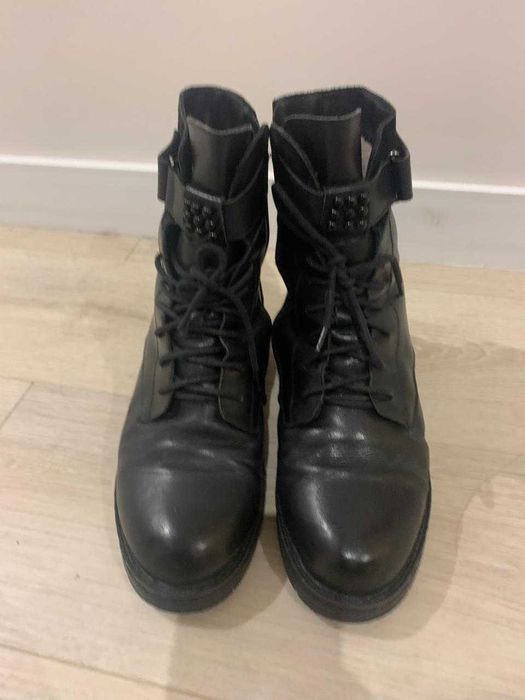 Зимние, кожаные ботинки 37 размера