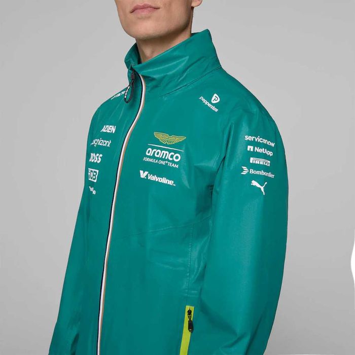 Aston Martin x Hugo Boss F1 Team Rain Jacket - Оригинално мъжко яке