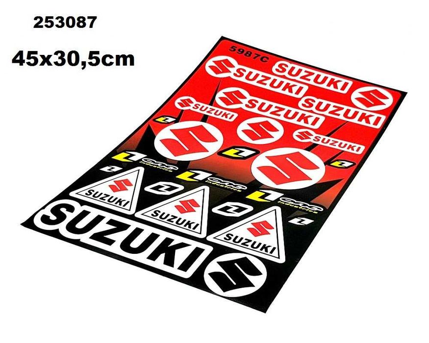 Стикери за Мотор Комплект Лепенки Скутер Honda Yamaha Suzuki KTM