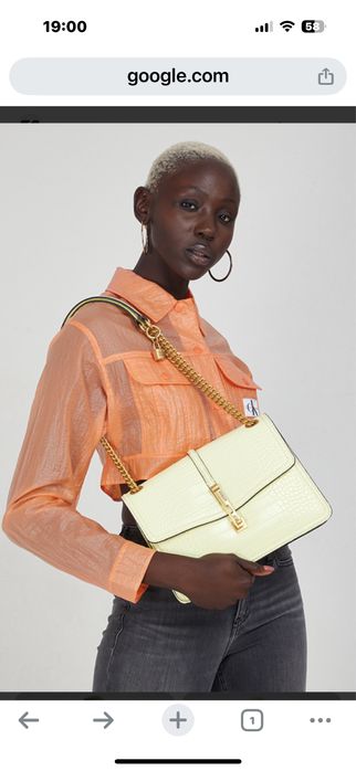 Guess чанта лайм