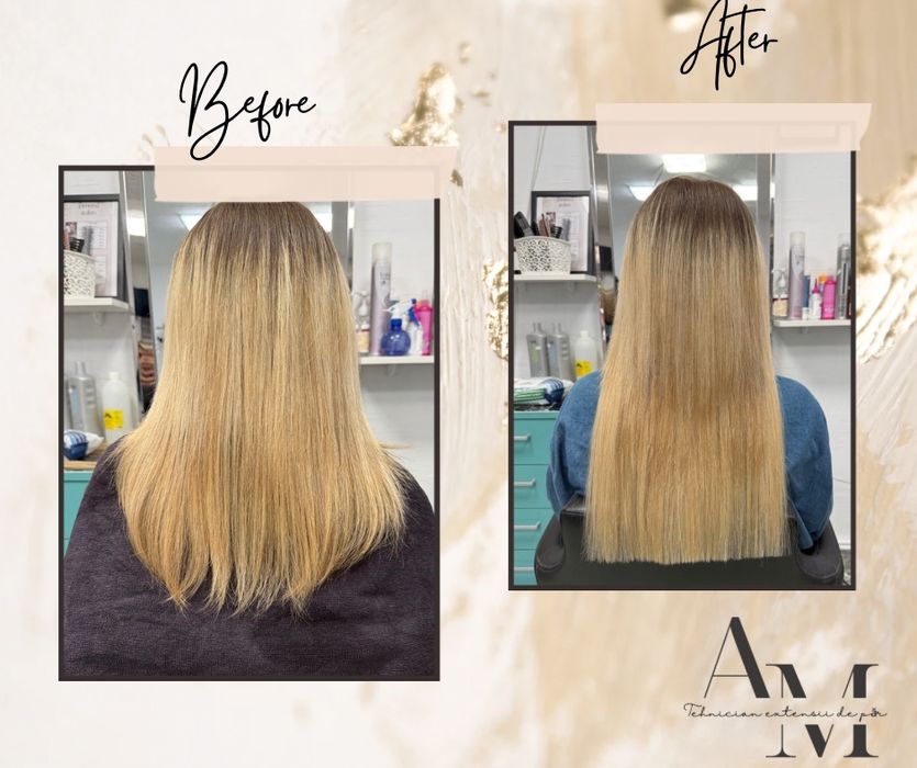 Aplic extensii de par