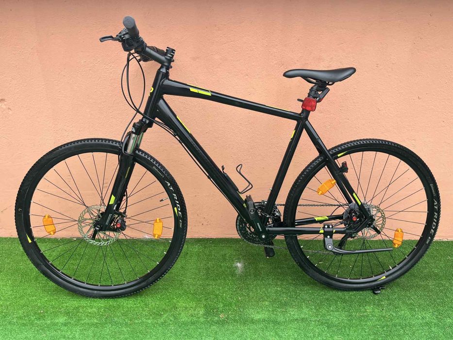 Като Нов Алуминиев Хидравличен Велосипед  RIVERSIDER 28цола 9х3