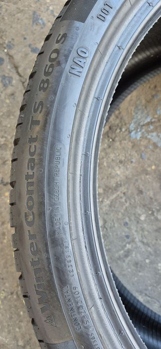 4 anvelope iarna Continental,fata ca noi 265/35/21,spate 295/30/21;15%uzura,dot 2024.Pret/bucata.