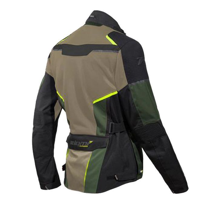 Geaca Seventy SD-JT70 Atacama nisipiu/verde/galben fluor moto