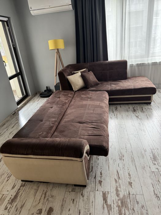 Диван с функция сън и ракла