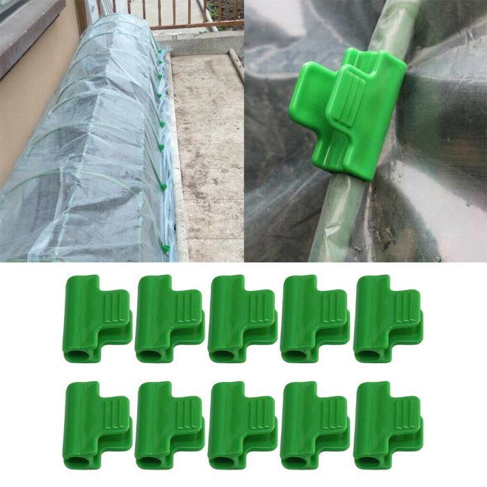 40 cleme detasabile pt folie solar. Pt stalpi de 11mm diametru. Noi!