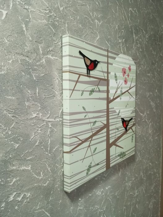 Принт върху платно с подрамка, релеф