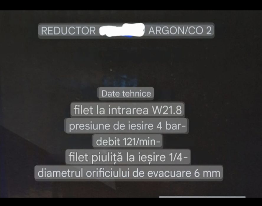 Reductoare de presiune co2/ Argon