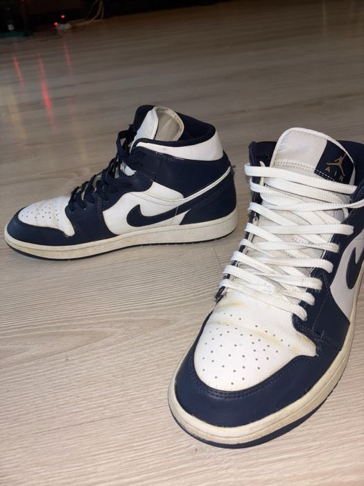 Pantofi jordan 1 high navy blue originali