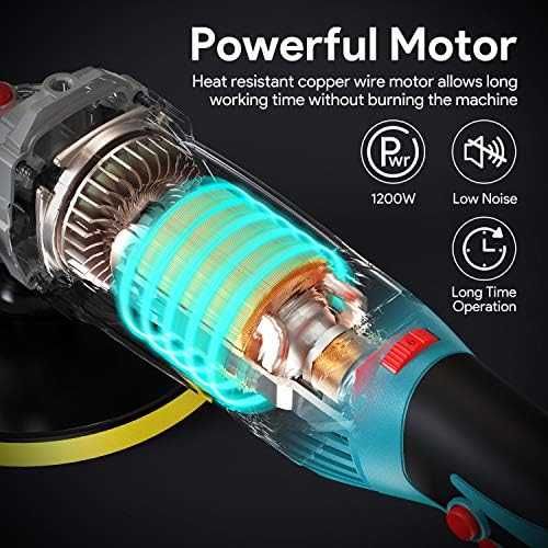 ENEACRO 1200W полирмашина 1000–3500 об./мин с аксесоари