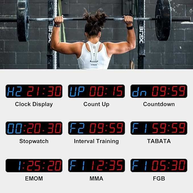 Таймер за фитнес с LED  дисплей и дистанционно Jhering