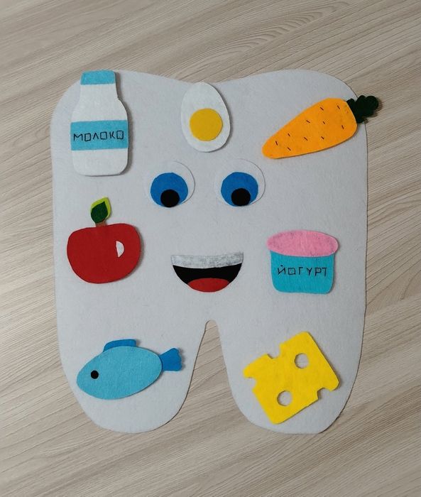 Развивающая игра из фетра