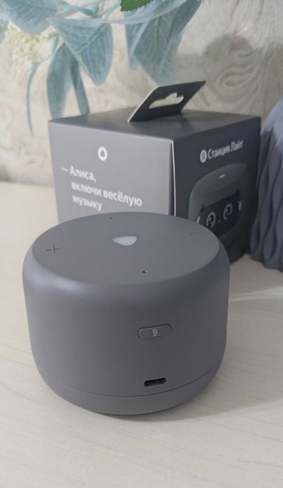 Яндекс Станция Лайт 2 Серая