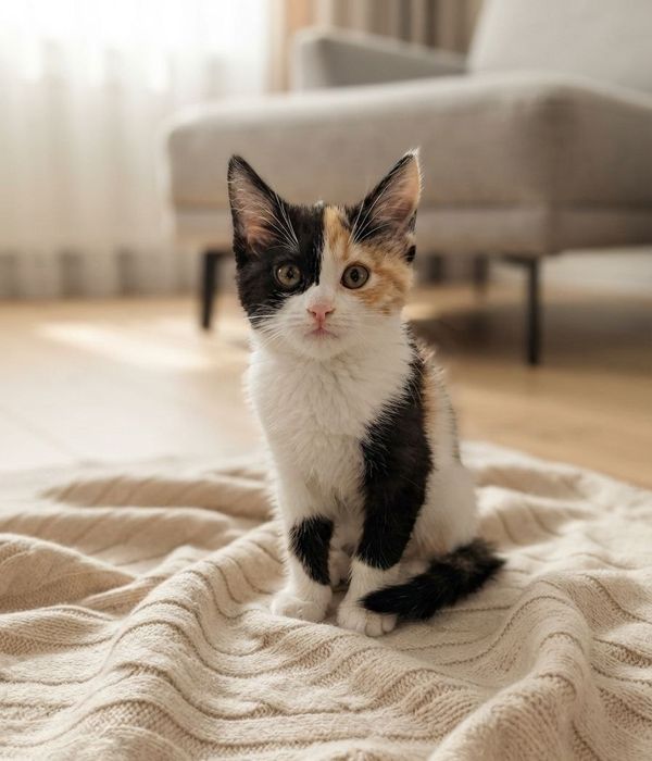 Котёнок девочка скоттиш страйт