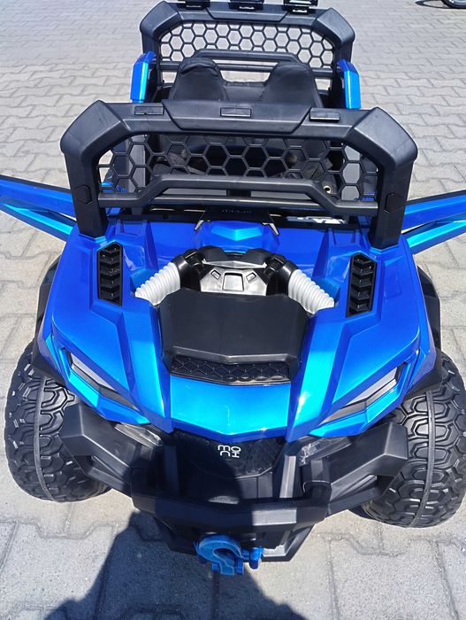 F1 Двуместен акумулаторен джип DUST син