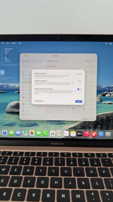 MacBook Air M1 2020 – 8GB RAM, SSD 256GB, Baterie 96%