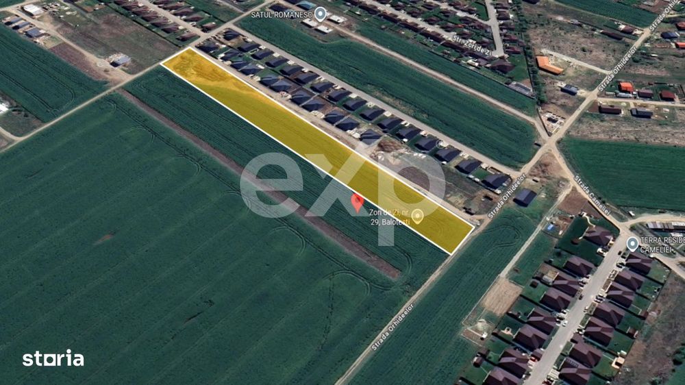 Teren 10.000mp parcelat Balotesti