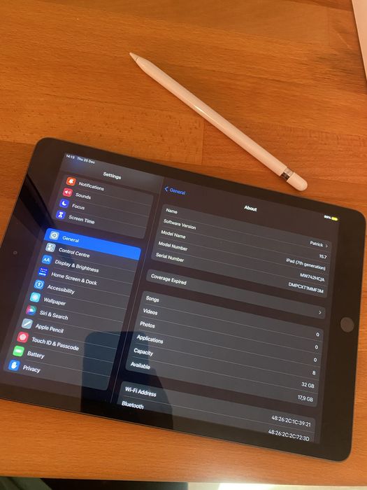 iPad 7 32gb + Apple Pen