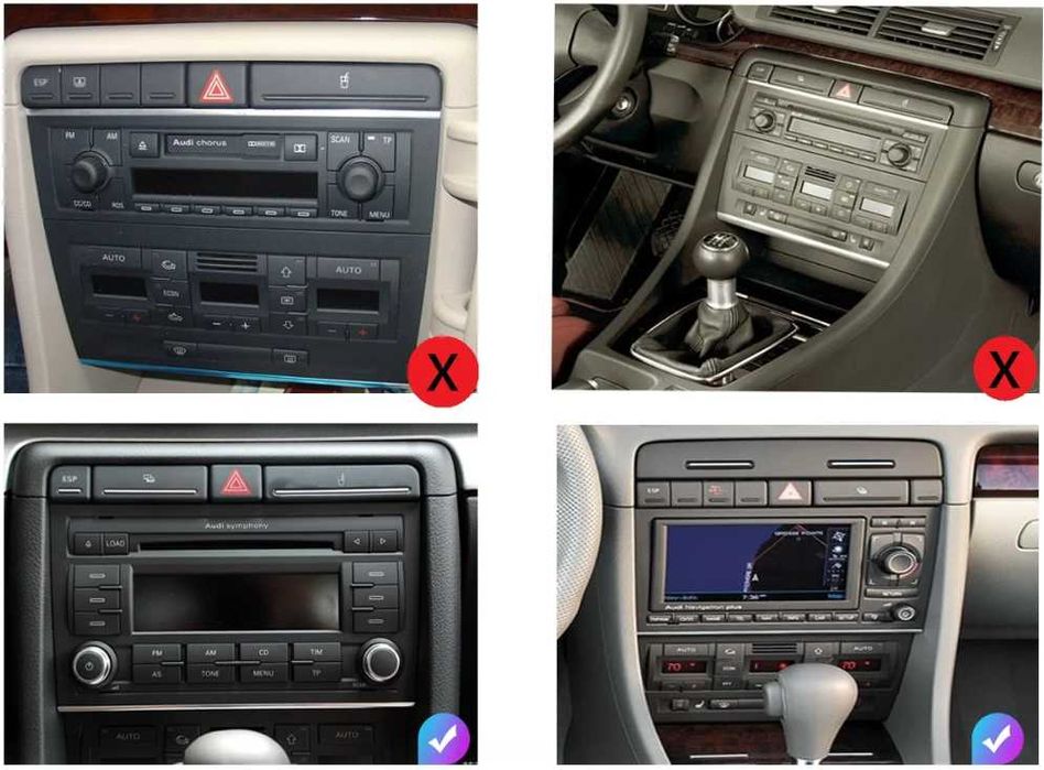 Navigatie Carplay 4GB RAM Audi A4 B6 B7, Seat Exeo Noua