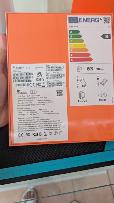 Fossibot S5, 4/128 GB,Sigilat, 2 ani garanție