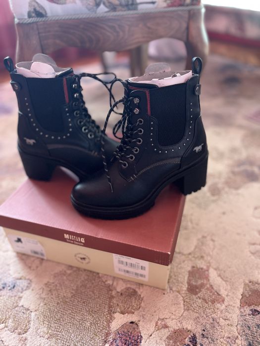 Зимни боти Mustang - естествена кожа 37 номер