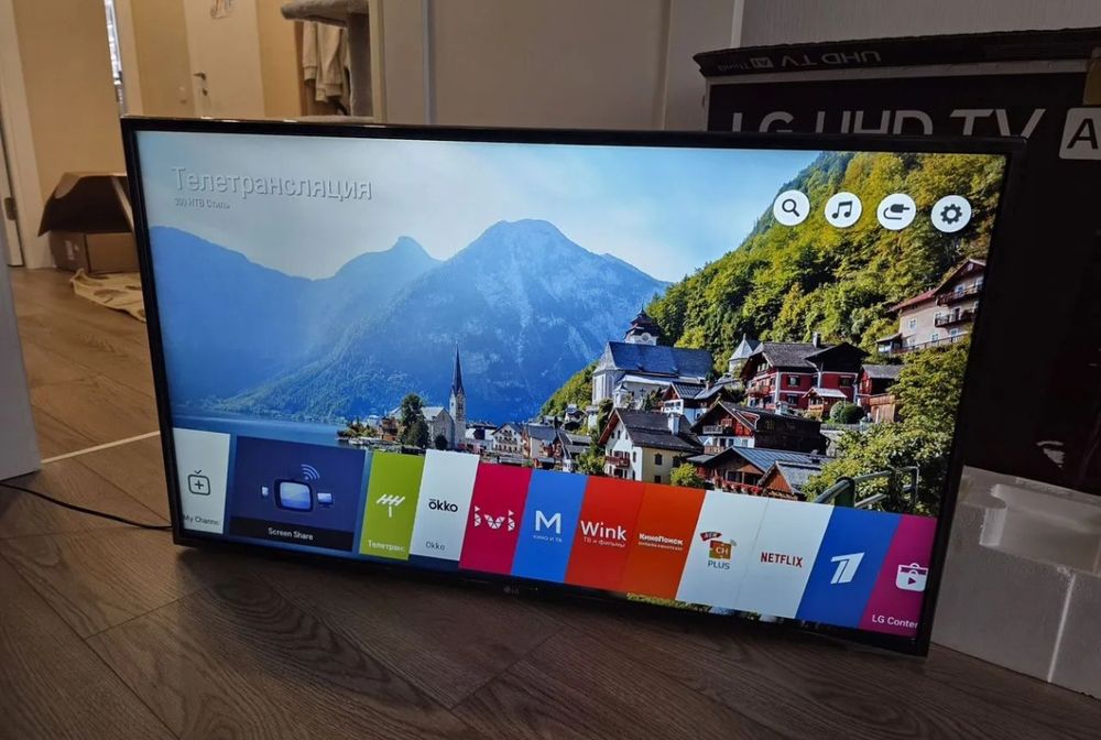LG 110 см smart tv телевизор