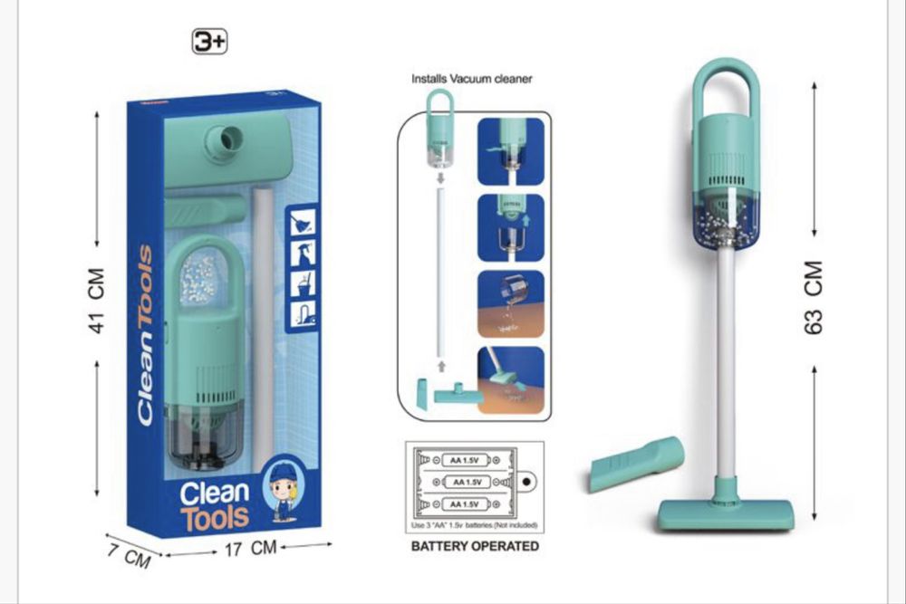 Aspirator de jucarie cu bile ce pot fi aspirate, NOU